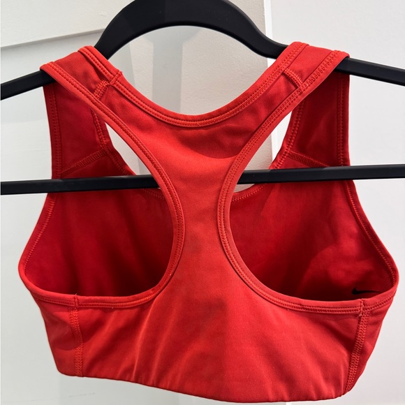 Nike Red Sports Bra Racerback Design - Picture 2 of 3